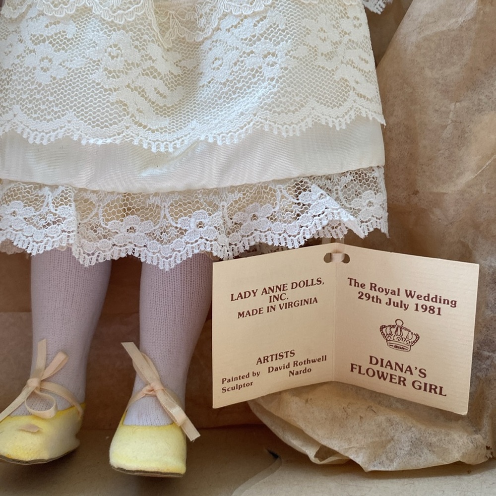 Lady Diana’s Flower Girl 1981 Royal Wedding Ltd Edition #260 Lady Anne Doll - Picture 5 of 5